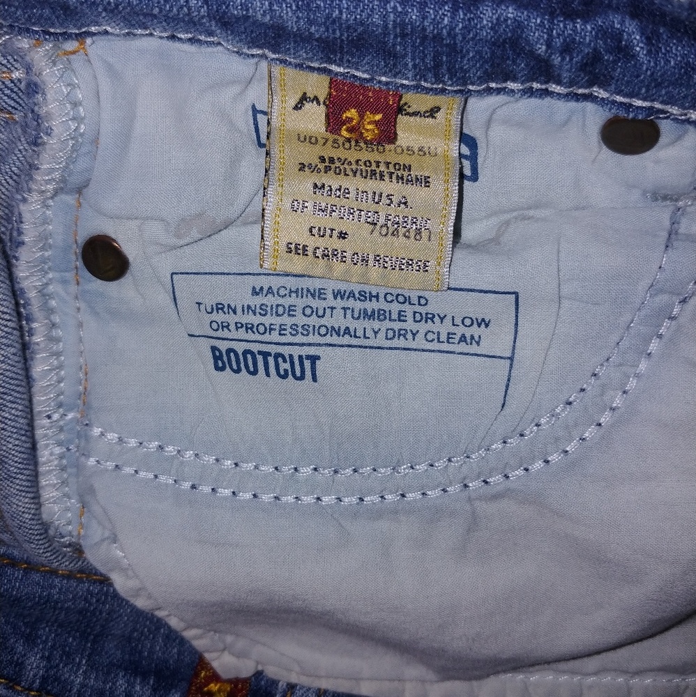 🍒7 for all mankind jeans womens sz 25🍒